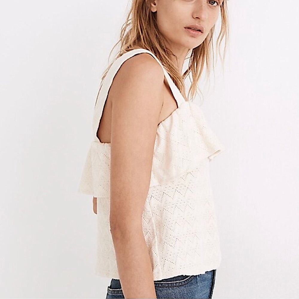 MADEWELL Ruffled Tank Top - Picture 2 of 13